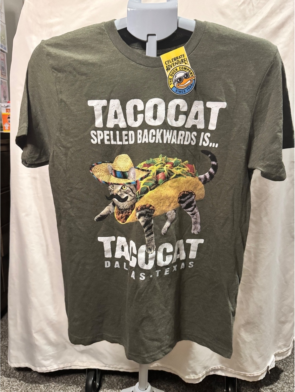TACOCAT Funny Graphic T-Shirt - Celebrate Adventure!